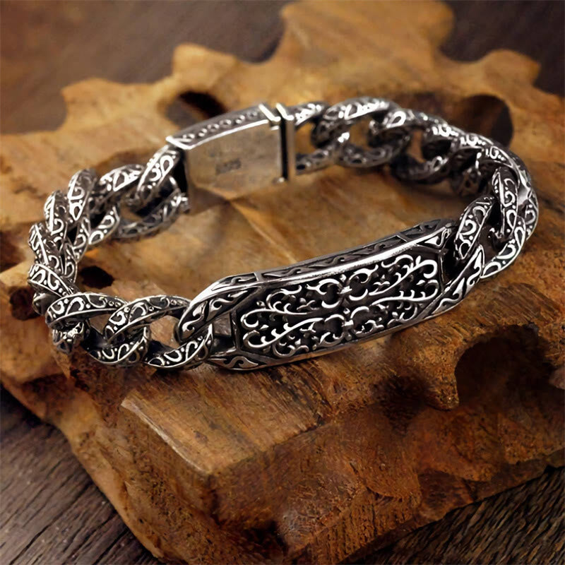 Buddha Stones Patterns Engraved Healing Bracelet