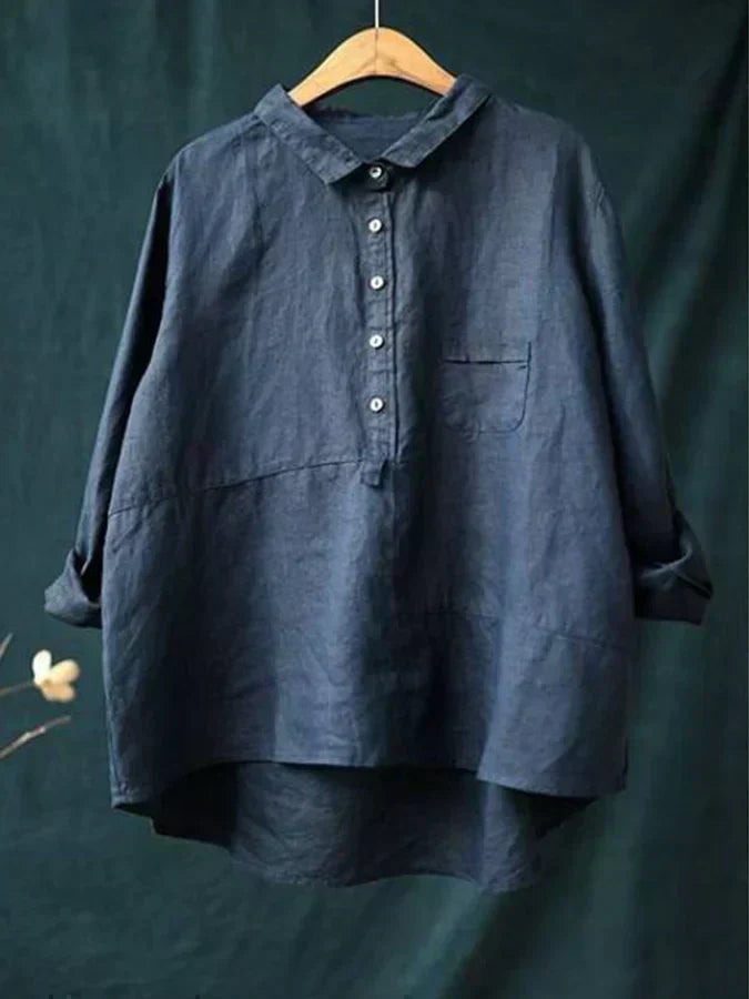 Effortless and elegant winter blouse