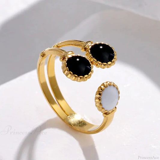 Geometric Gothic Titanium Strong Ring