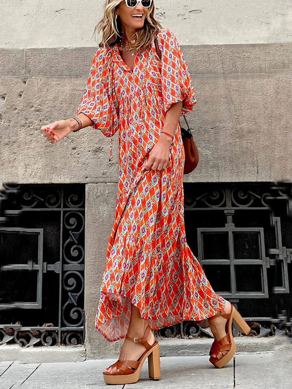 Breeze - Printed Maxi Dress