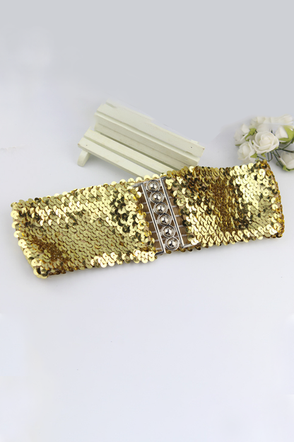 Patchwork Sequins Belts