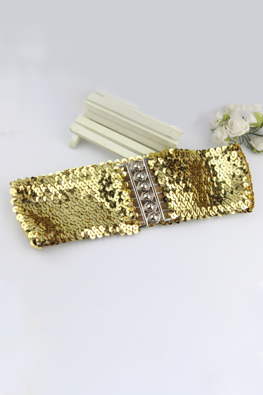 Patchwork Sequins Belts