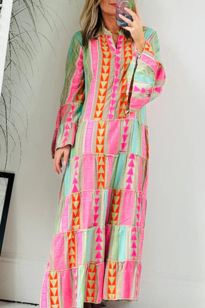 Jacquard Maxi Dress