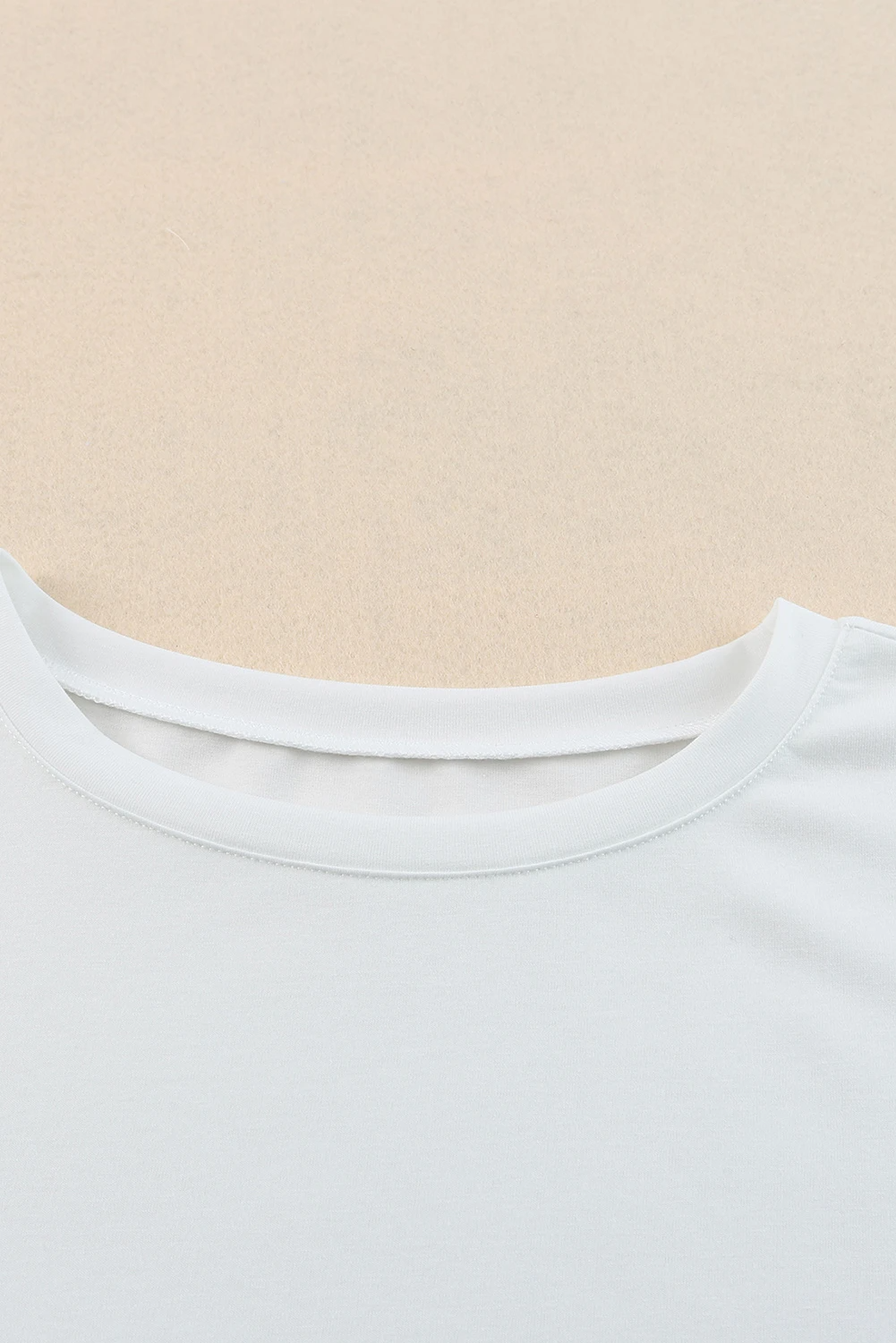 White Color Bubble Sleeve Blouse