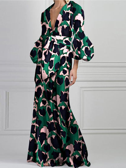 V-neck Maxi Dress
