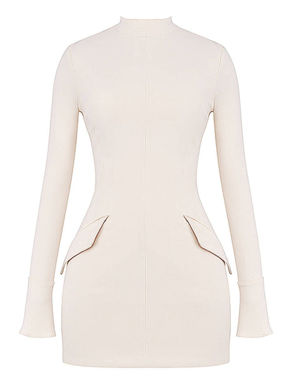 Cream Mini Dress