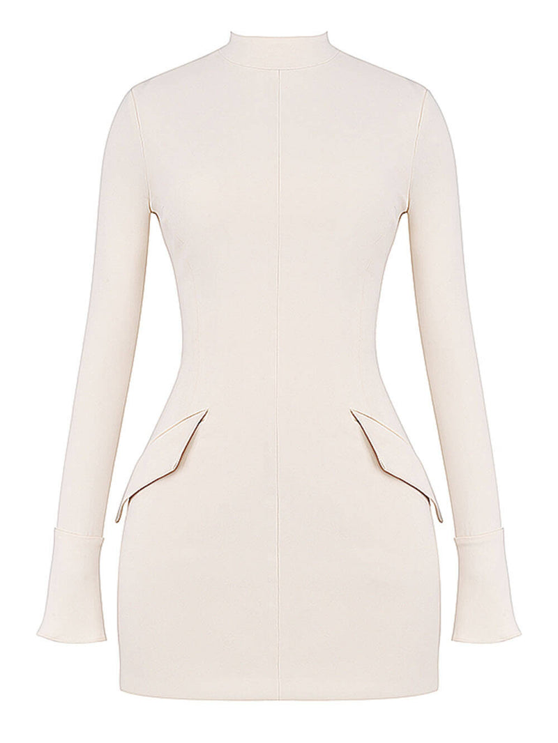 Cream Mini Dress