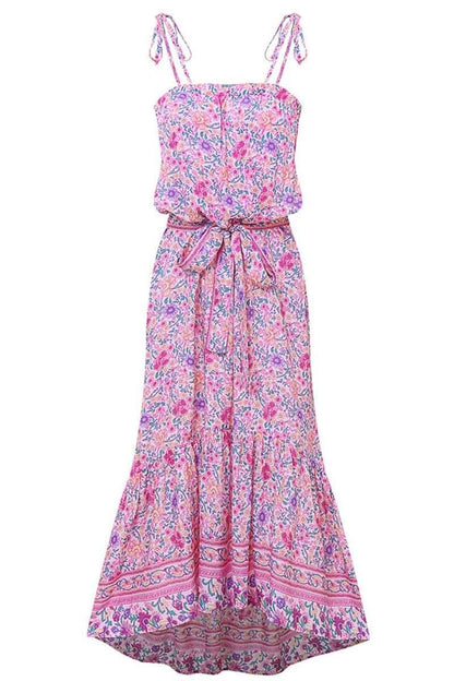 Flower Print Midi Dress( 3 Colors)