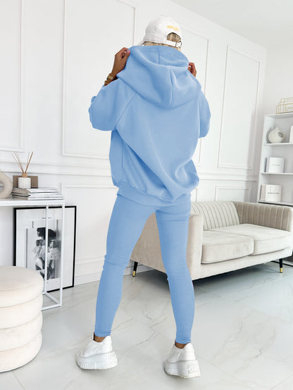 Hooded and Comfortable Sweatshirt Suit