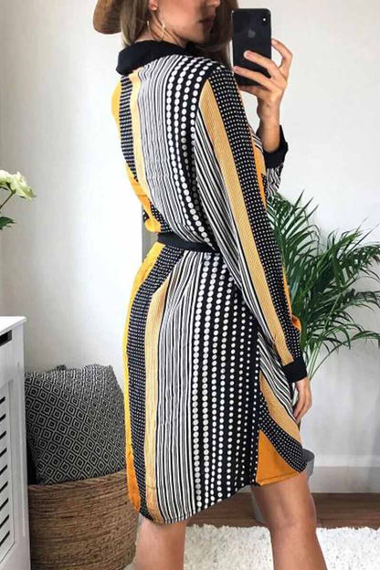 Contrasting Dress (2 Colors)