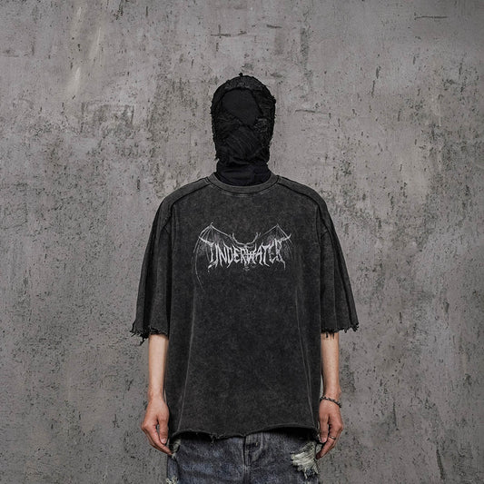 Raw Edge Gothic Washed T-shirt