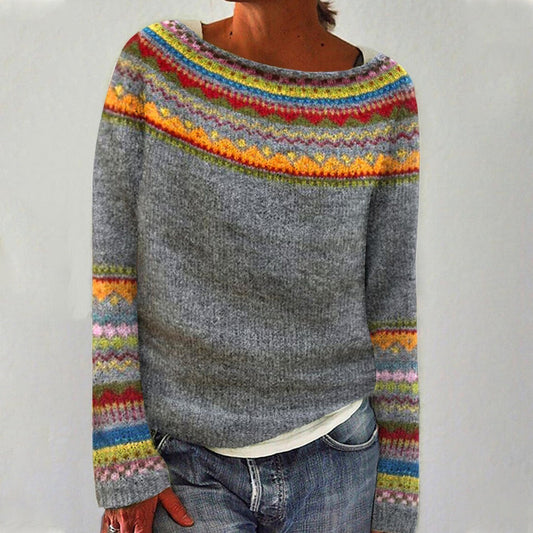 Ismena – Retro Knitted Sweater