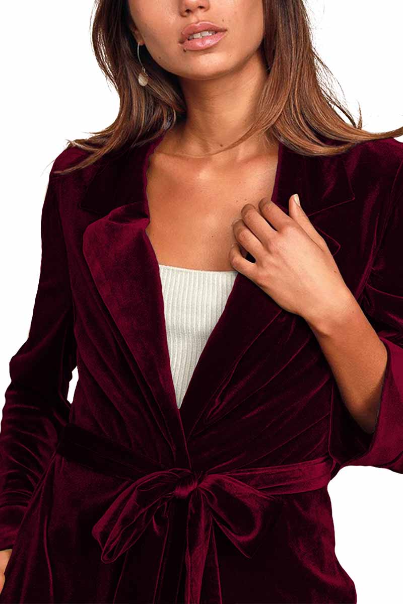 Gold Velvet Cardigan