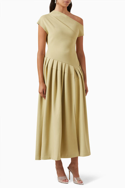 Short Sleeve Midi Dress