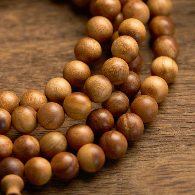 108 Beads Lightning Strike Peach Wood Protection Bracelet