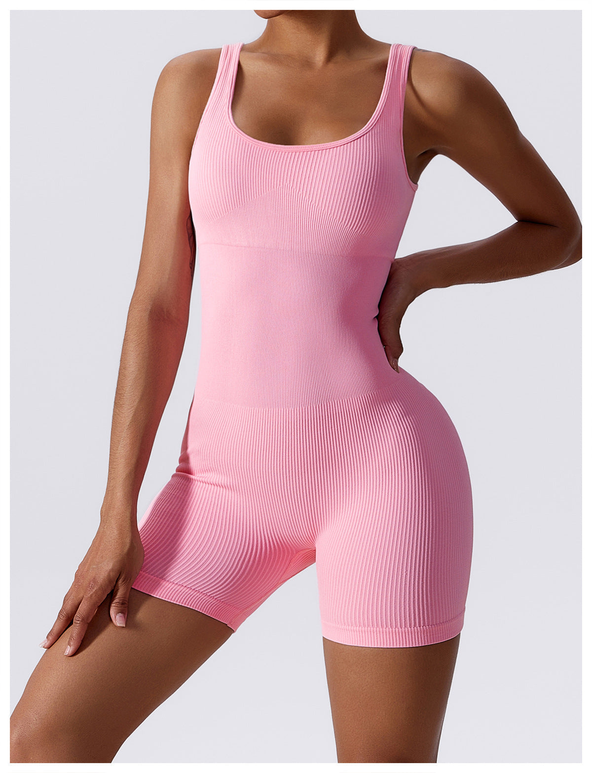 Seamless Yoga Jumpsuit High Elastic One Piece Tight One Piece Aerial Beauty Back Yoga Clothes