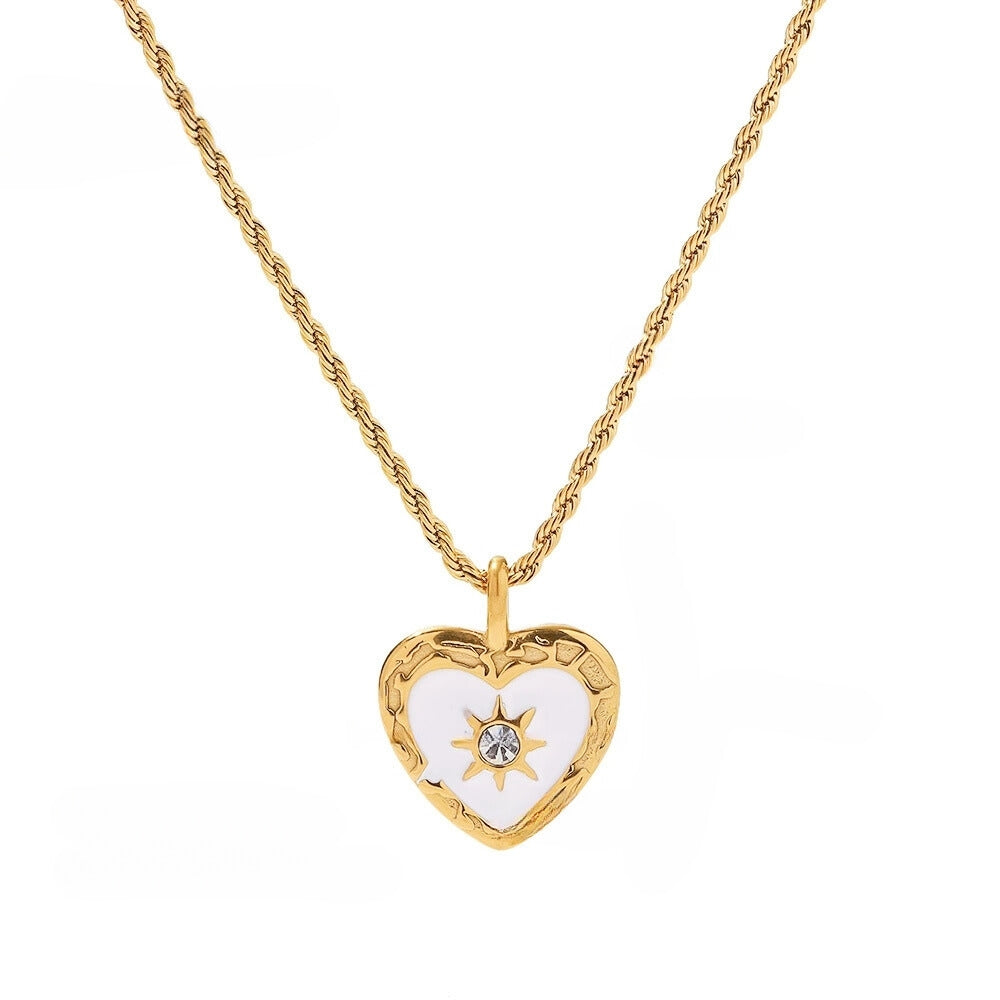 Celine Celestial Starburst Pendant Necklace