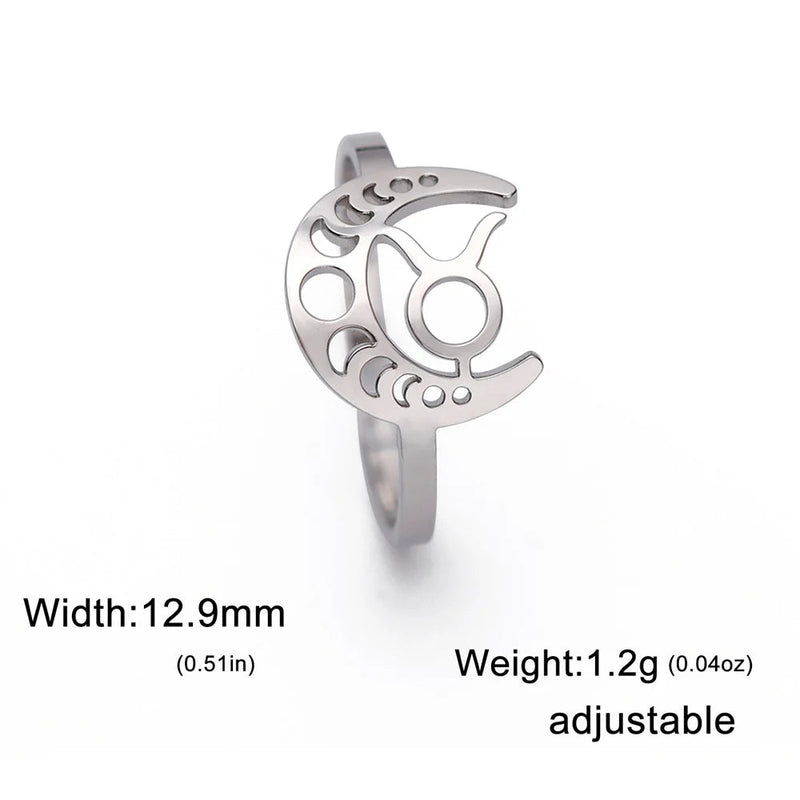 Moonlit Constellation Rings