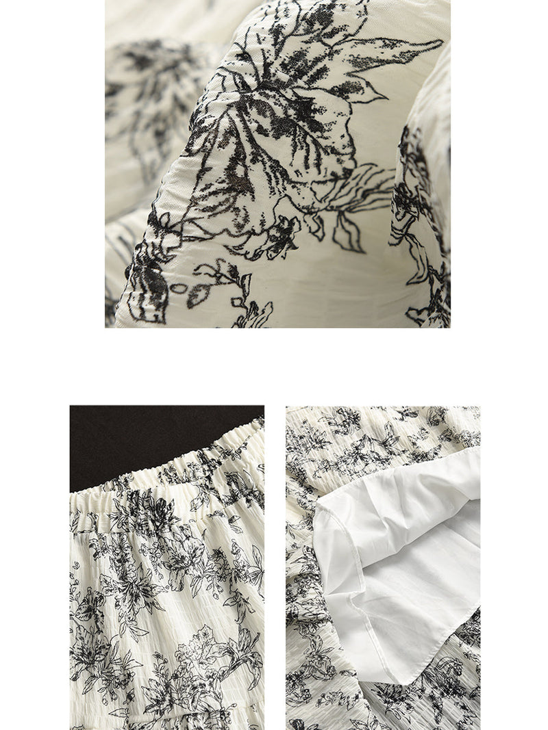 Summer Cotton Loose Skirt Bn1017