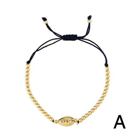 Adrianna Dainty Shell Zircon Bracelet
