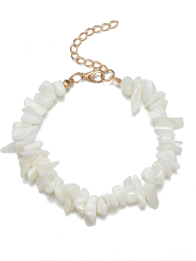 Statement Coral Chip Bracelet