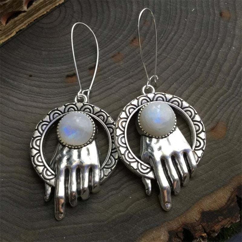 Magick Opal Hands Earrings