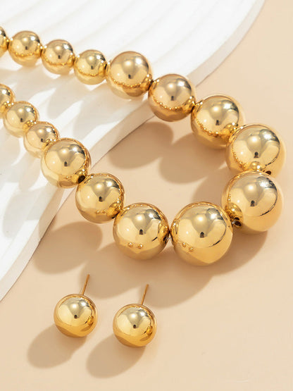 Beaded Color Dainty Necklace Accessories + Earrings Accessories