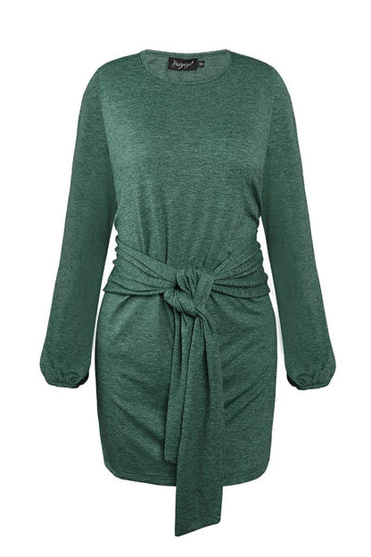 New Mini Dress With Belt