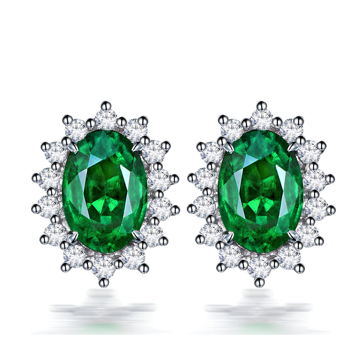 Celestial Radiance Gemstone Studs