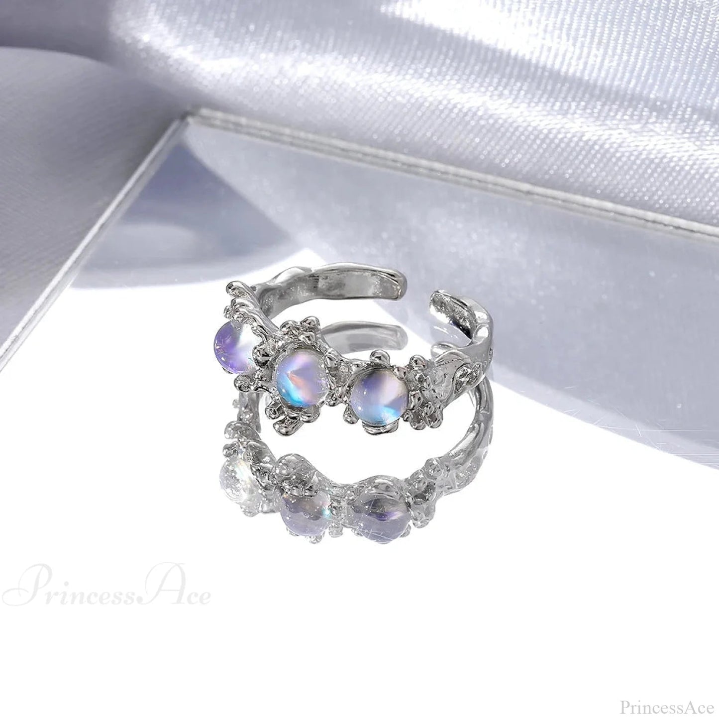 Dark Animal Butterfly Zircon Star Ring