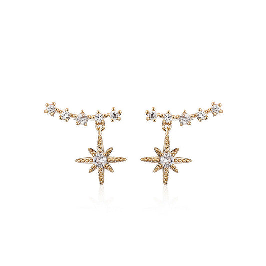 Amayiah Golden Star Earrings