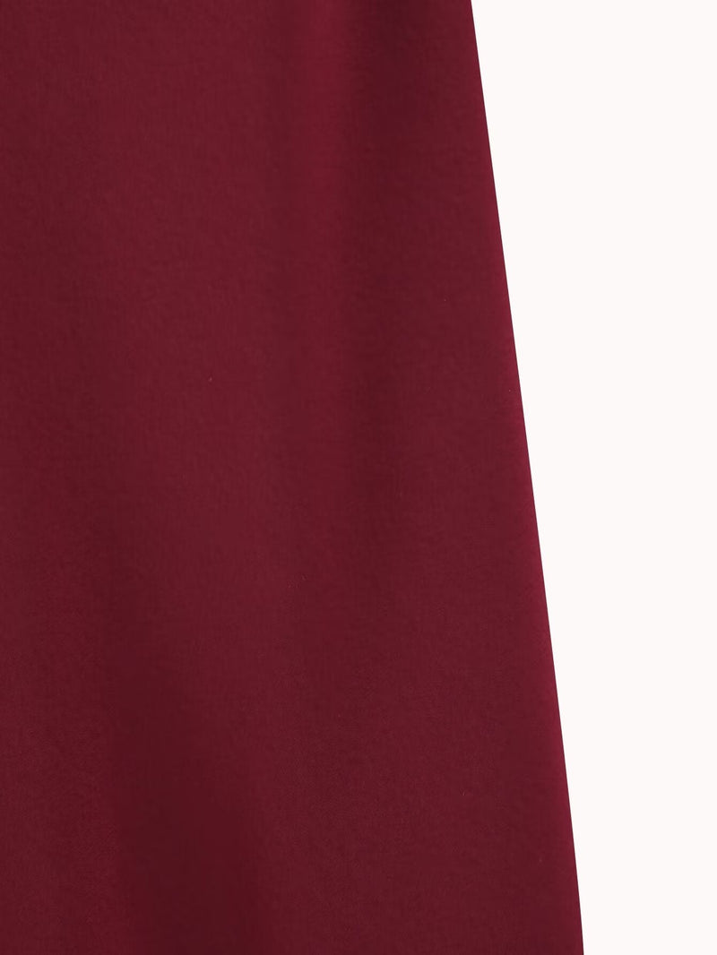 Two Color Hanging Collar Sleeveless Maxi Dress Spring