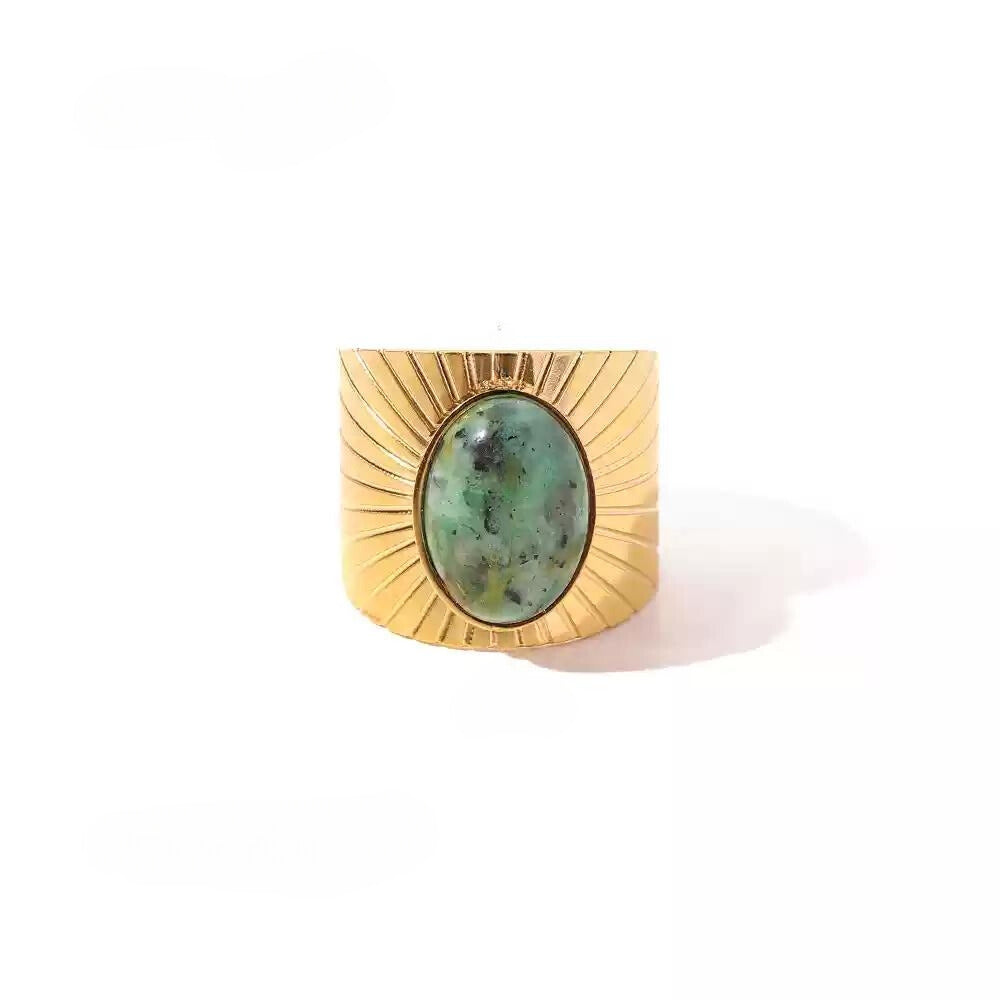 Jemma Natural Stone Ring