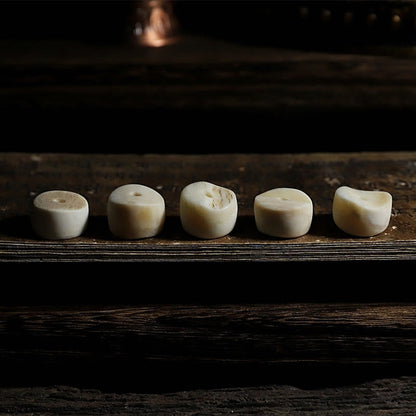 14mm Yak Bone Wrist Mala for Strength and Protection