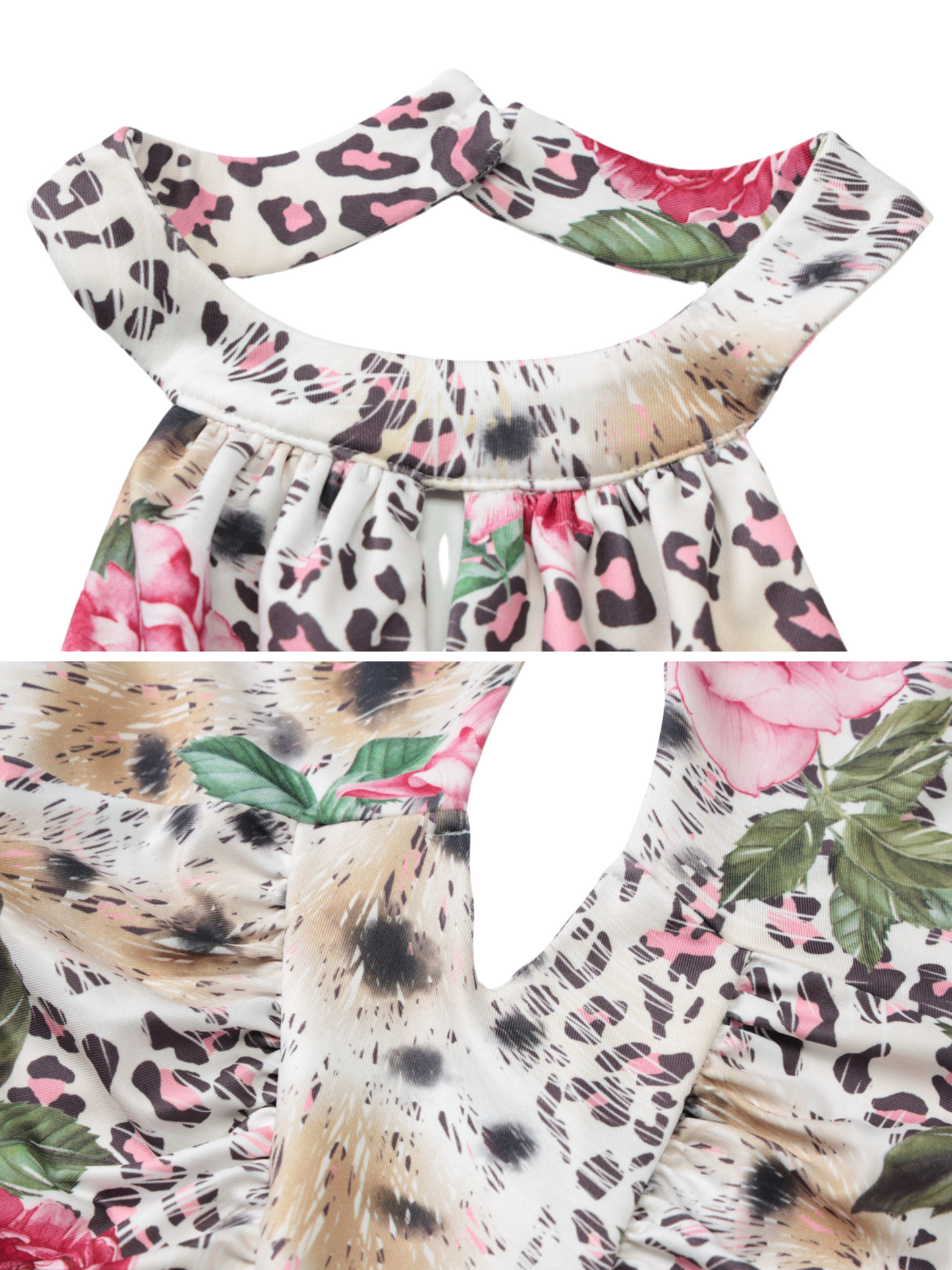 Evie Tropical Leopard Mini Dress
