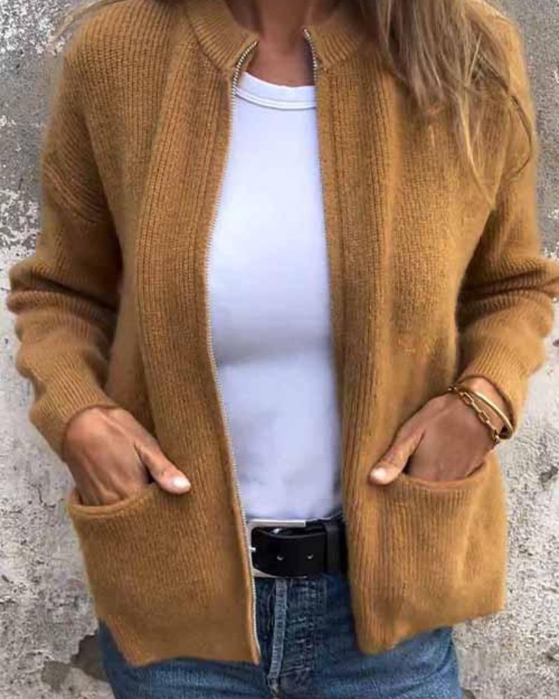 Sol - Aura Ribbed Cardigan