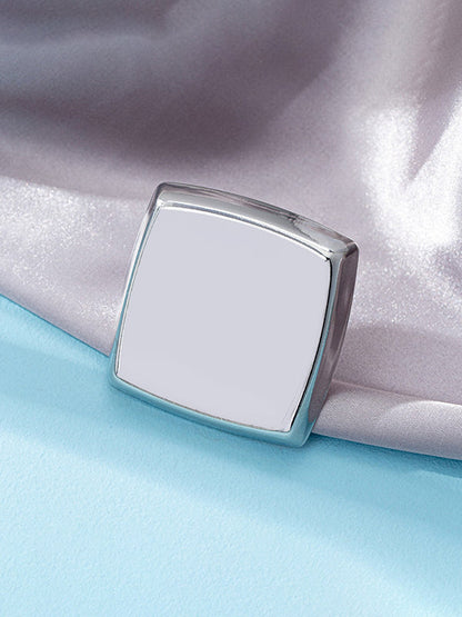 Geometric Shiny Color Rings Accessories