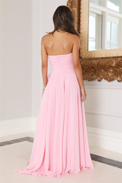 Middle Eastern Off-shoulder Ruched Maxi Dress