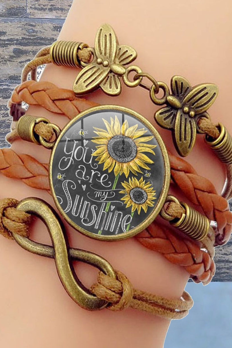 Daily Letter Patchwork Bracelets