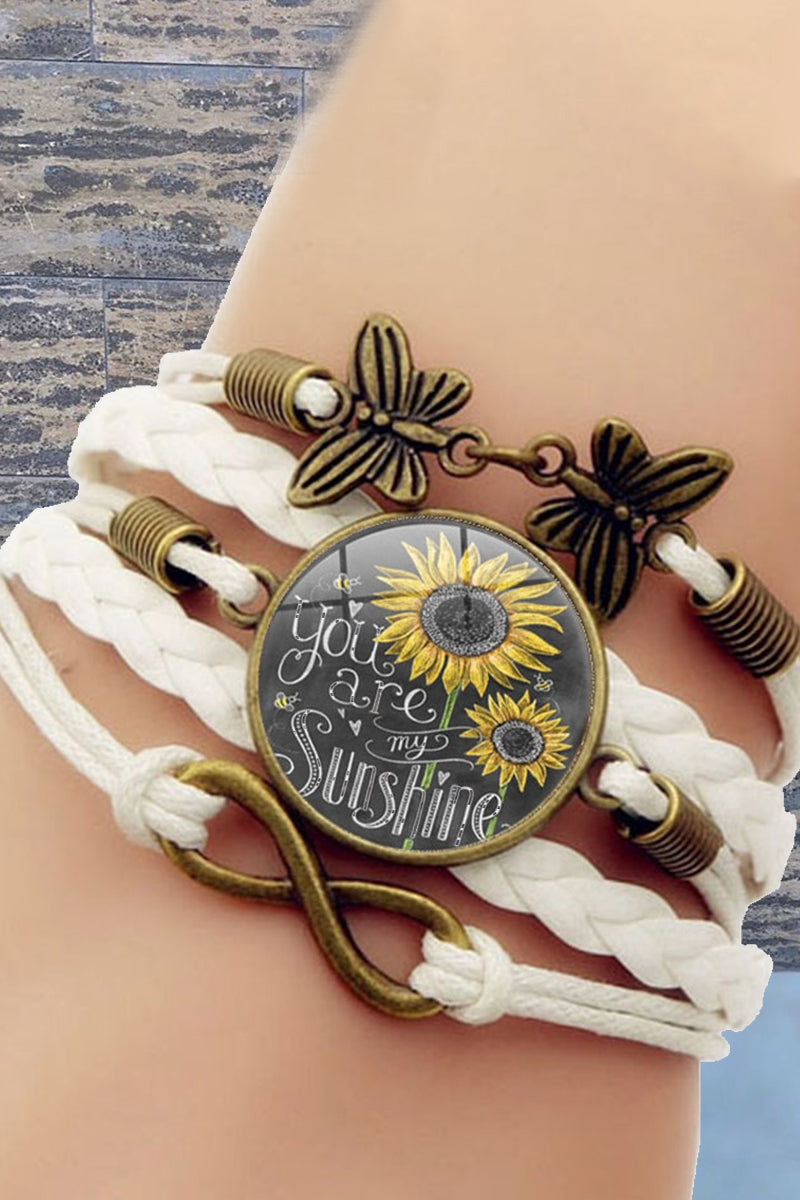 Daily Letter Patchwork Bracelets