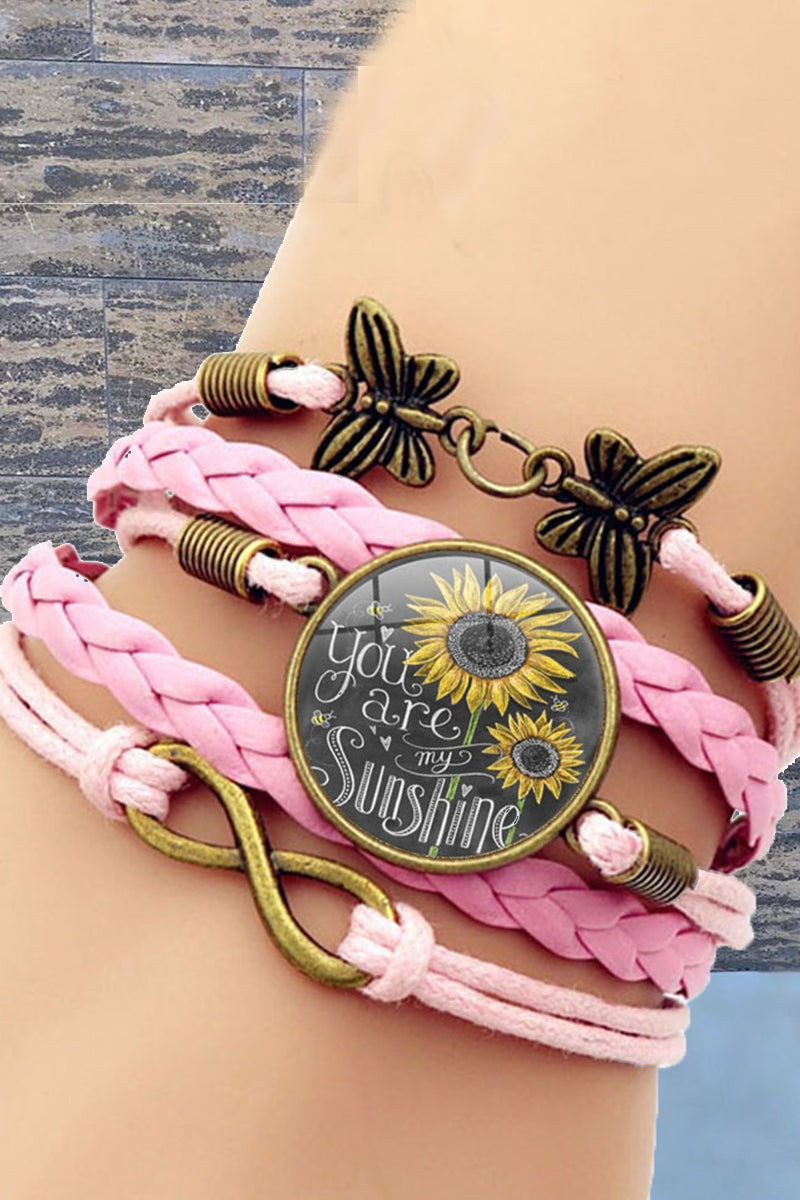 Daily Letter Patchwork Bracelets