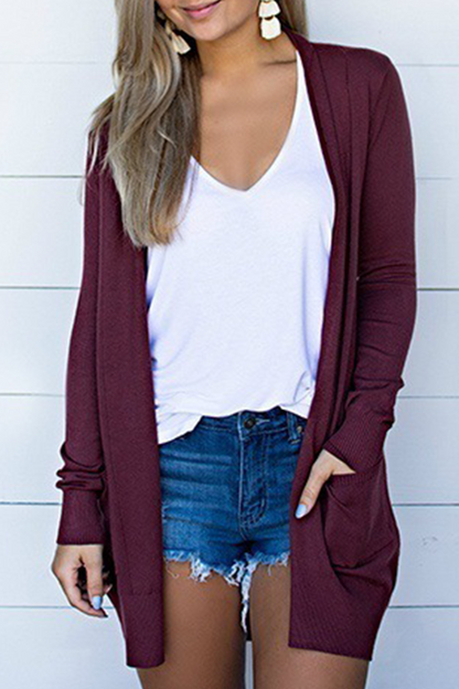 Patchwork Cardigan(5 Colors)
