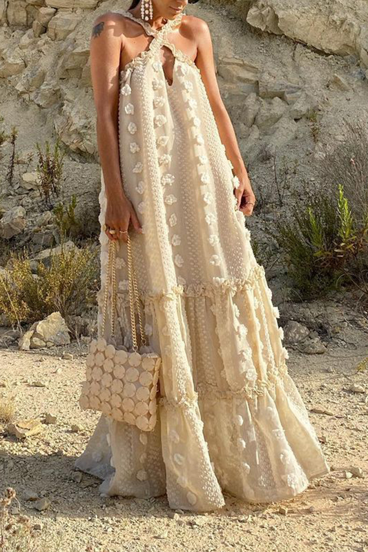 Halter Cake Skirt Dresses(6 Colors)