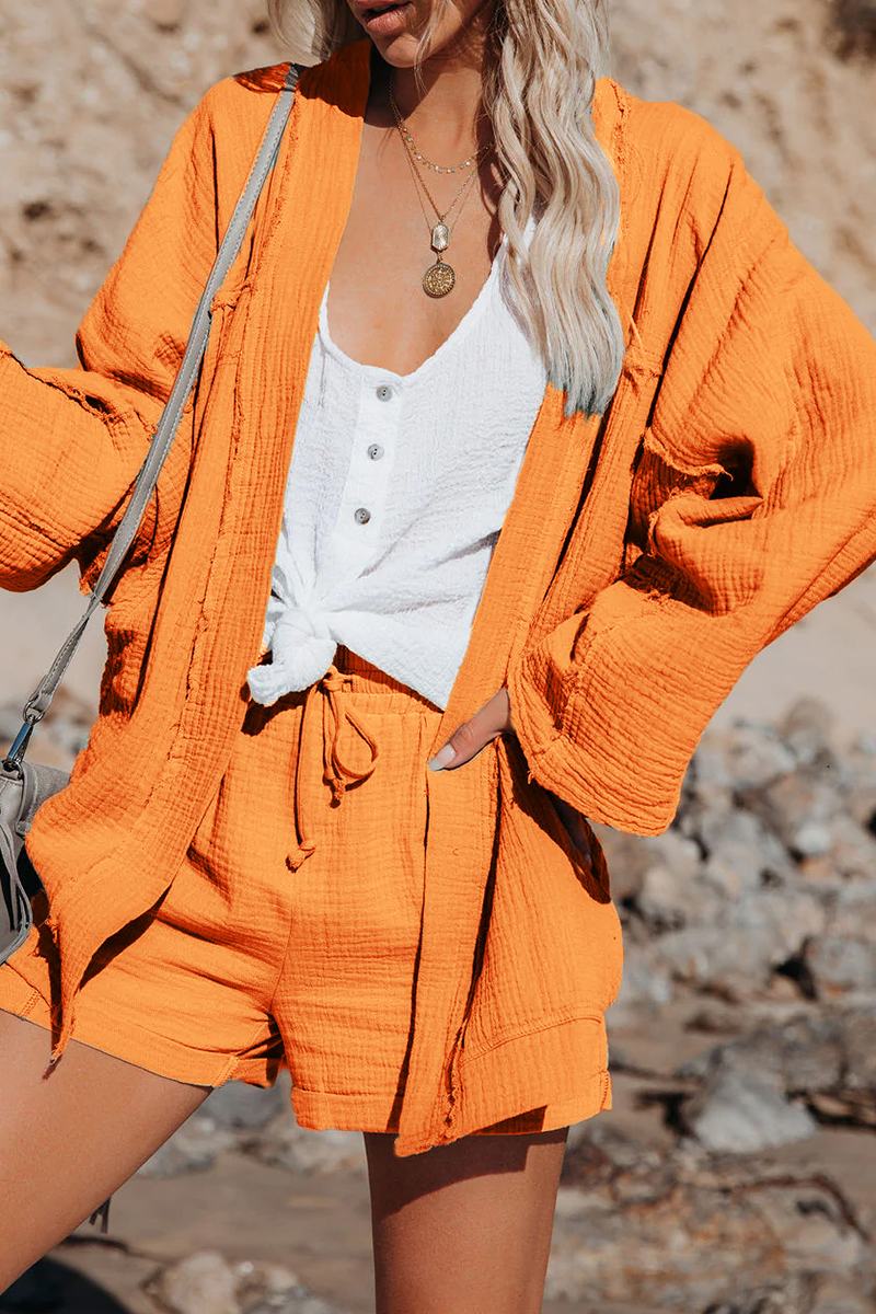 Patchwork Cardigan Collar Blouses(4 Colors)