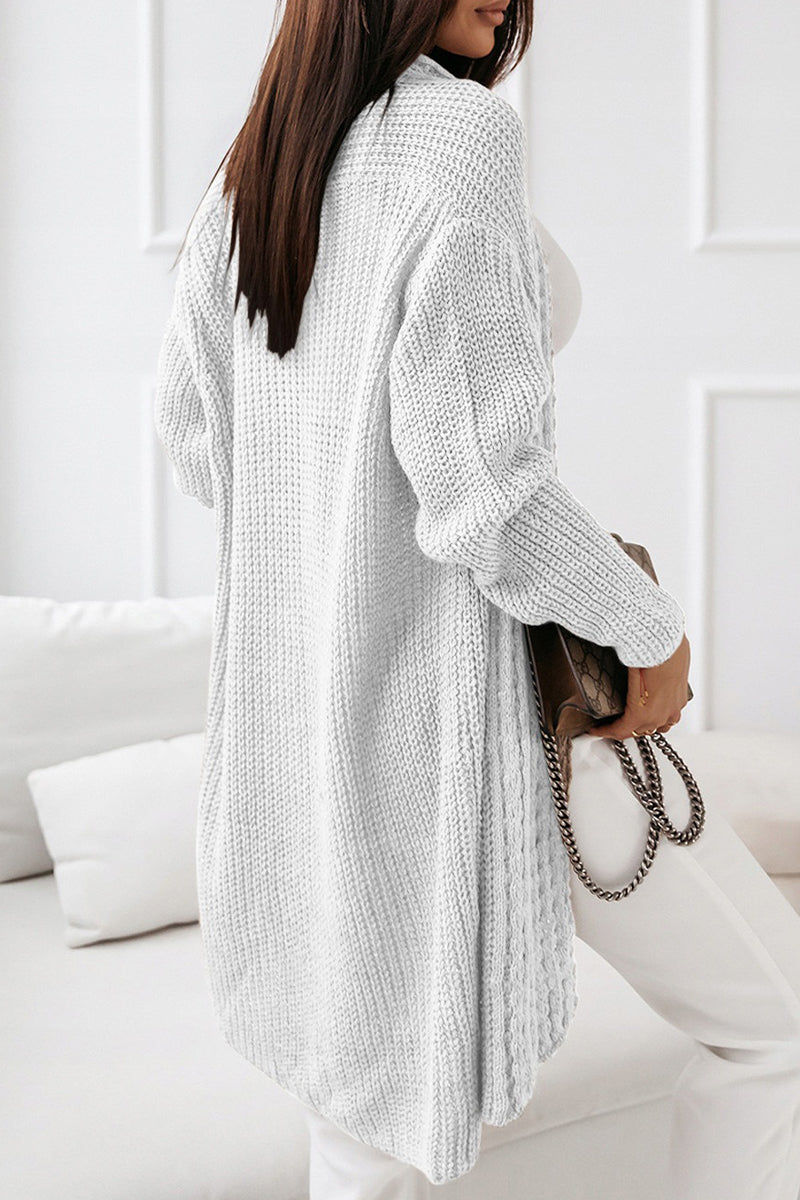 Patchwork V Neck Cardigans(5 Colors)