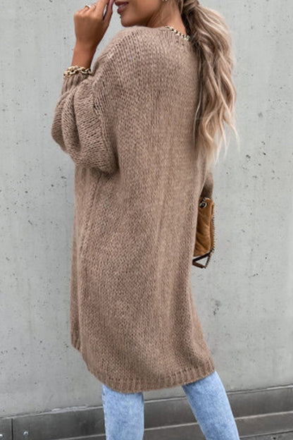 Patchwork V Neck Cardigans(4 Colors)