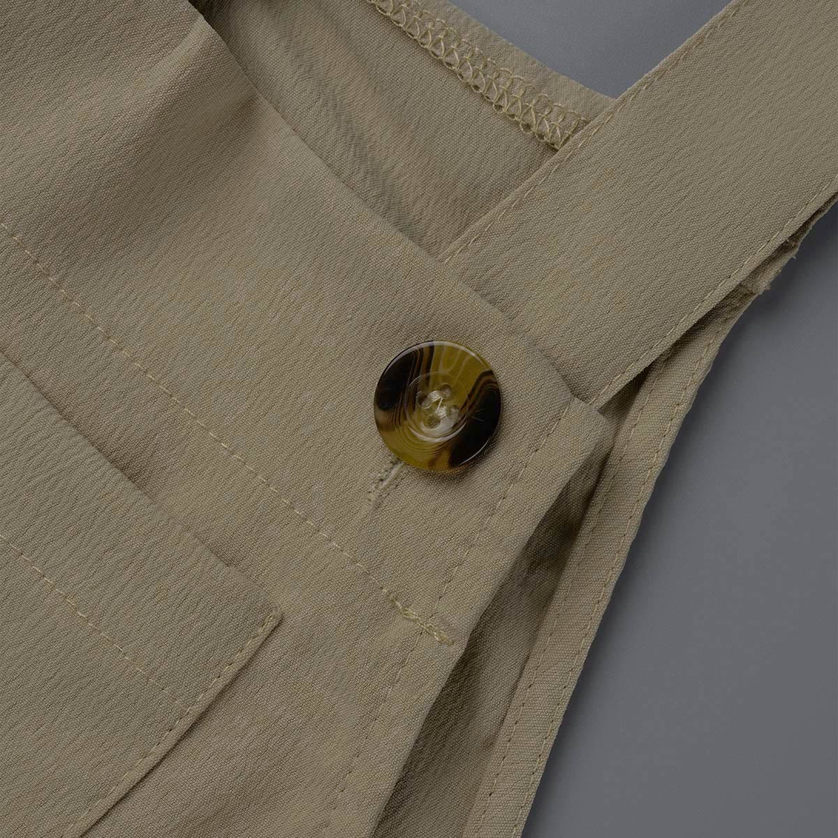 Square Neck Pocket Loose Jumpsuit(13 Colors)