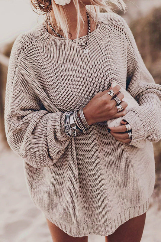 Street Color O Neck Sweaters(6 Colors)