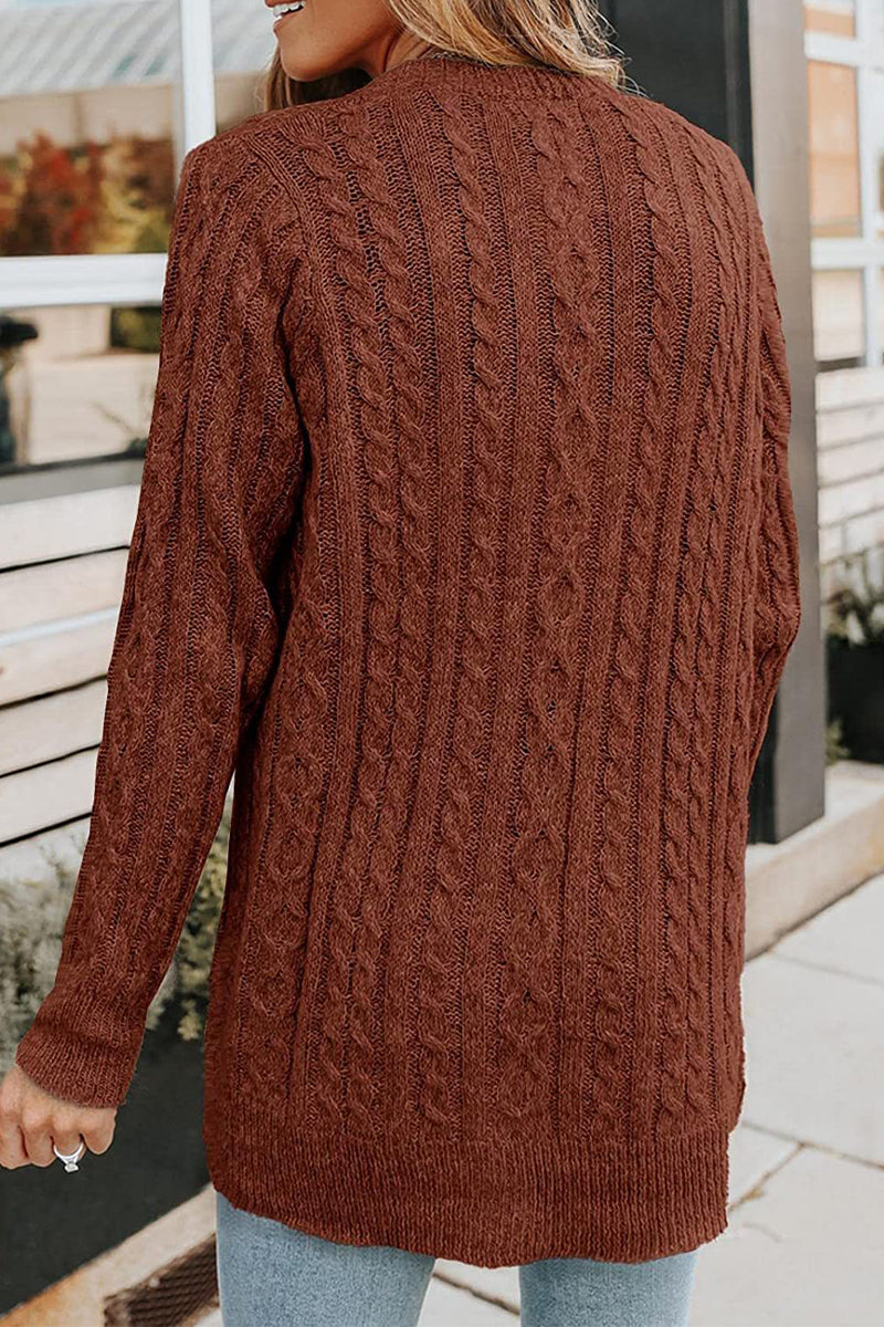 Buttons V Neck Cardigans(5 Colors)