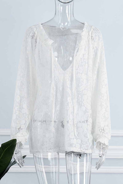 Patchwork V Neck Blouses(4 Colors)